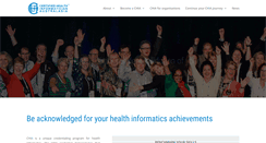Desktop Screenshot of healthinformaticscertification.com